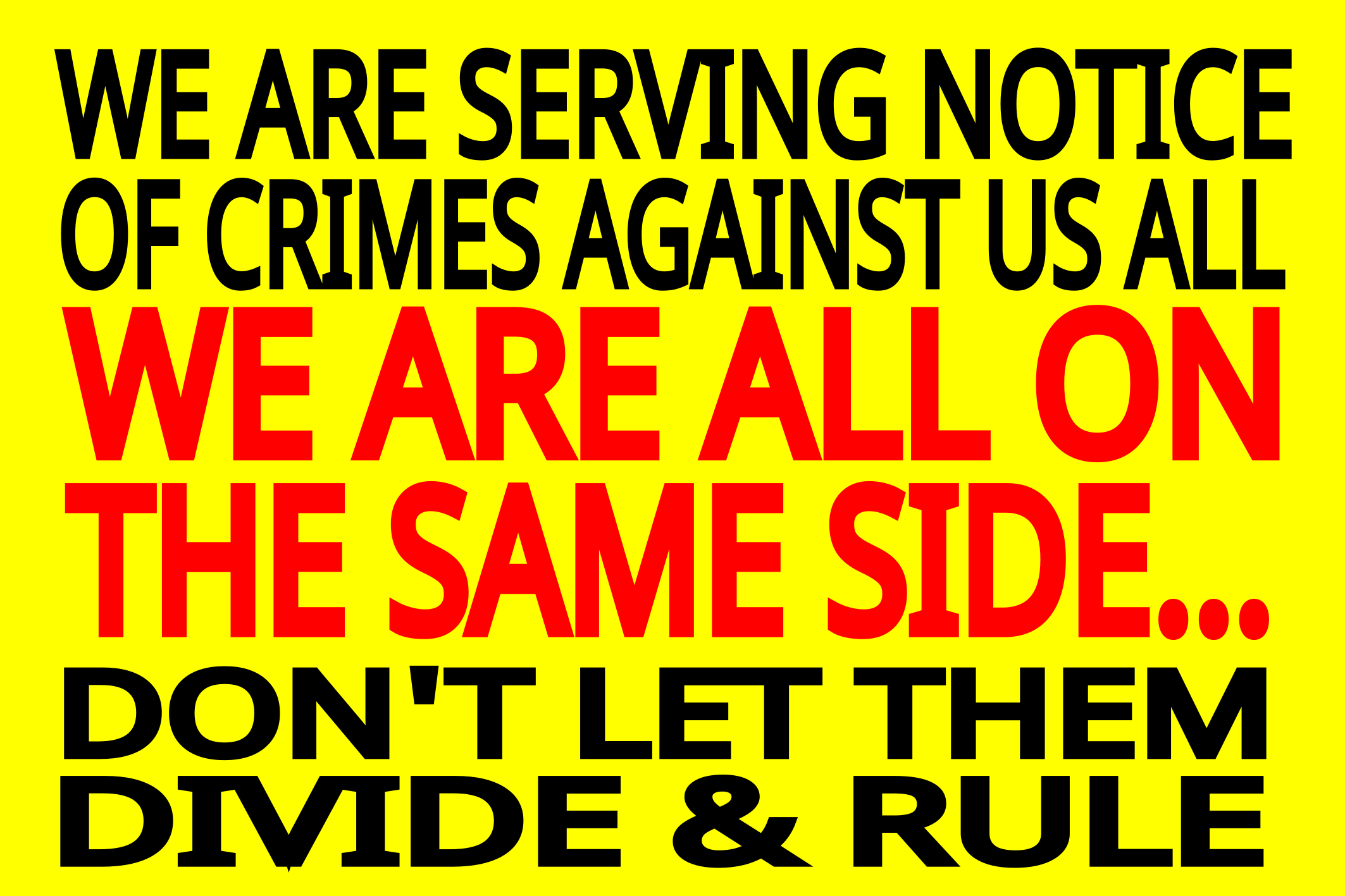 Divide and Rule — The Oldest Trick in the Book